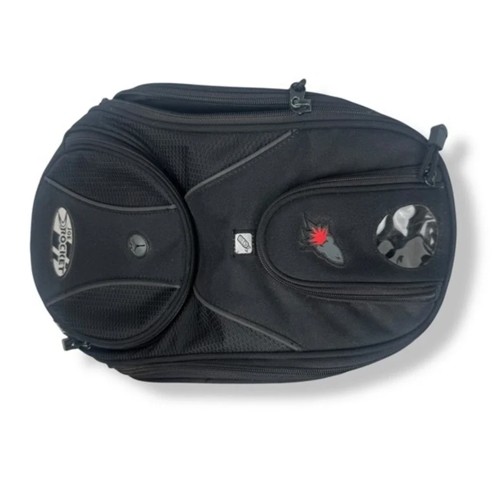 Joe Rocket Manta Tank‎ Magnet Bag Black Motorcycle Touring Racer Bikercore Gear